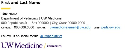 Email Signature Sample 3