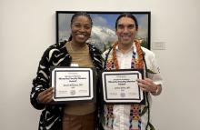 Dr Jason Deen Accepting Award